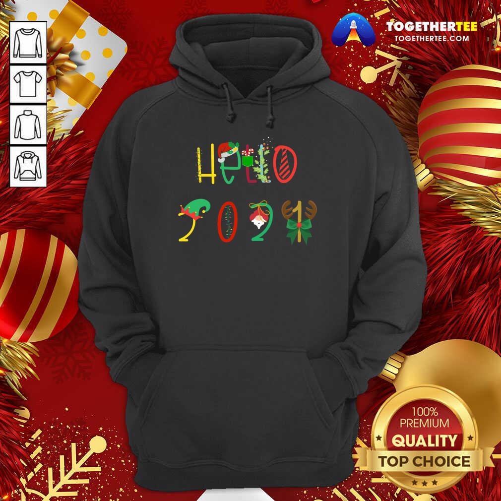 Happy Hello 2021 Funny Happy New Year T-Shirt