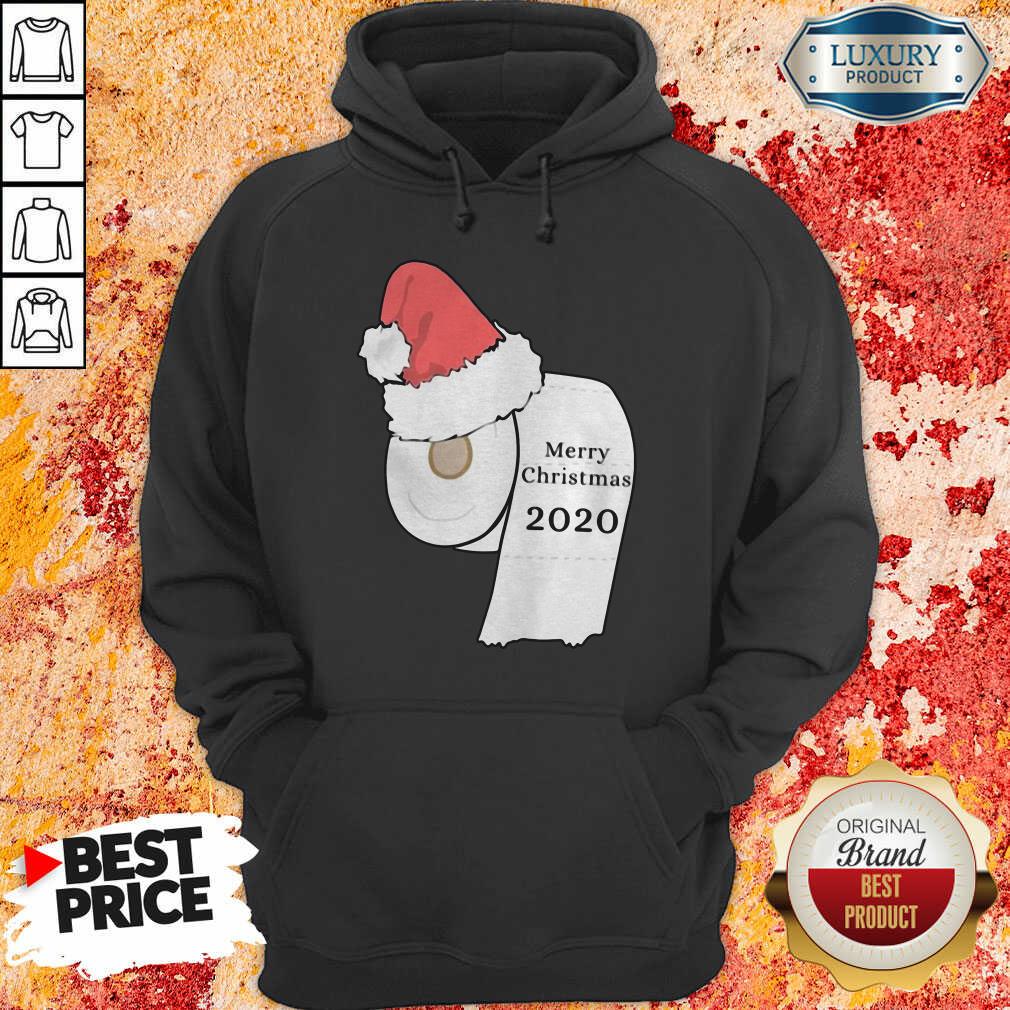 Happy Santa Hat Toilet Paper Merry Christmas 2020 Shirt