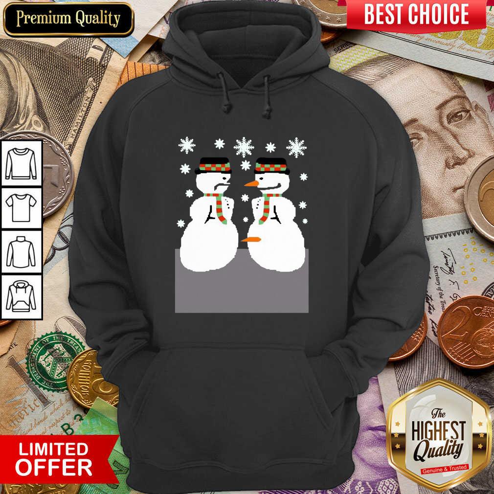 Happy Snowman Nose Thief Ugly Christmas Shirt