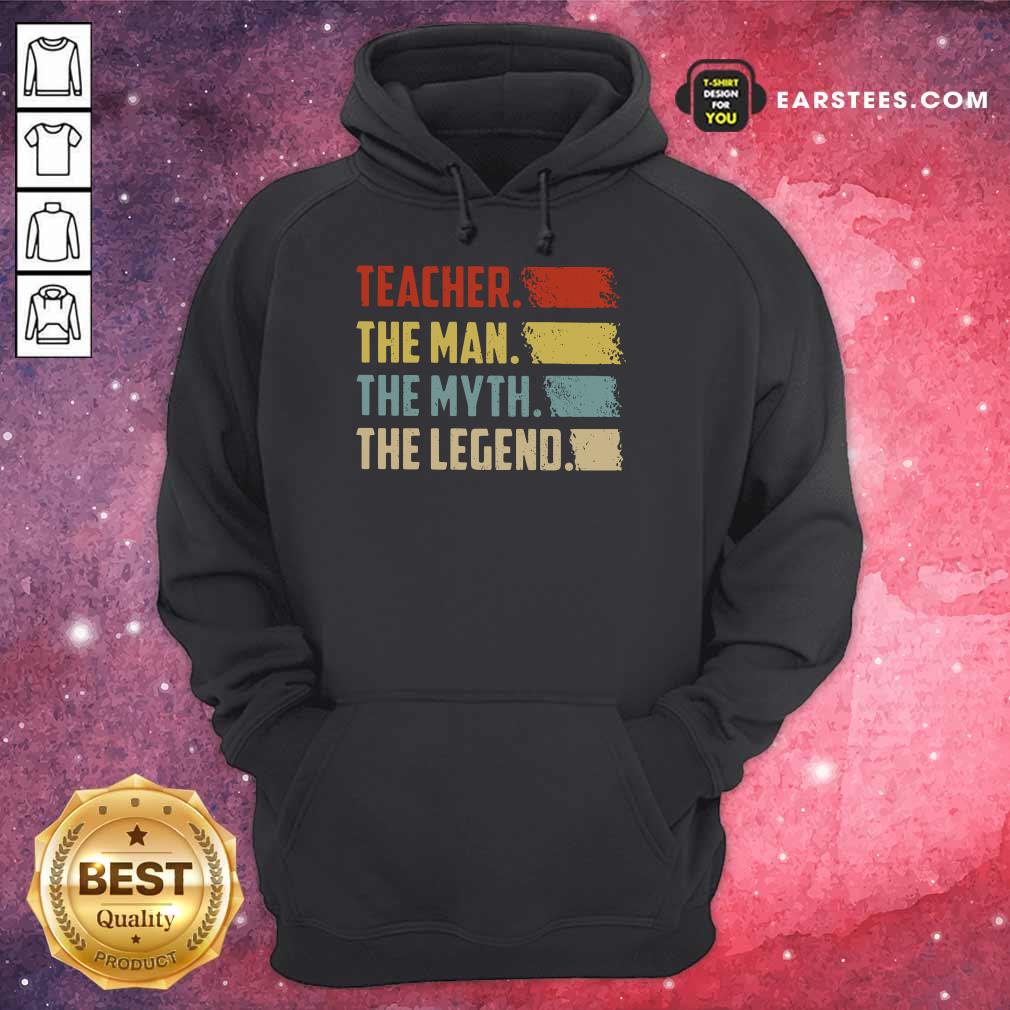 Happy Teacher The Man The Myth The Legend Vintage Shirt
