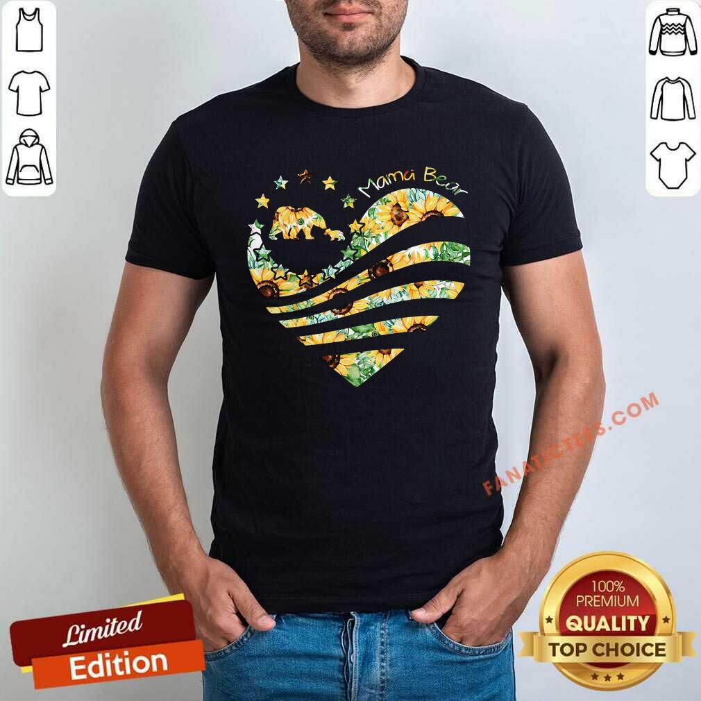 Heart Mama Bear Mother's Day Shirt