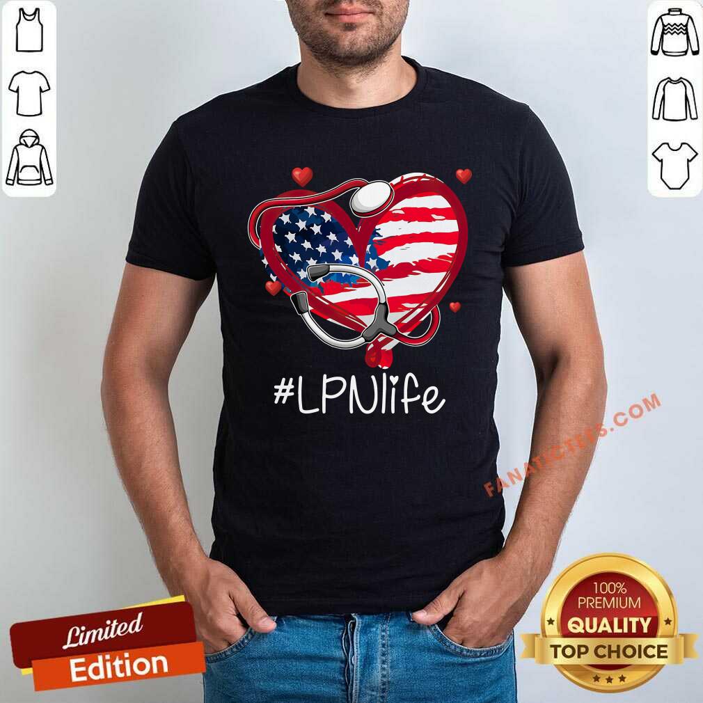 Heart Stethoscope LPN Life Shirt