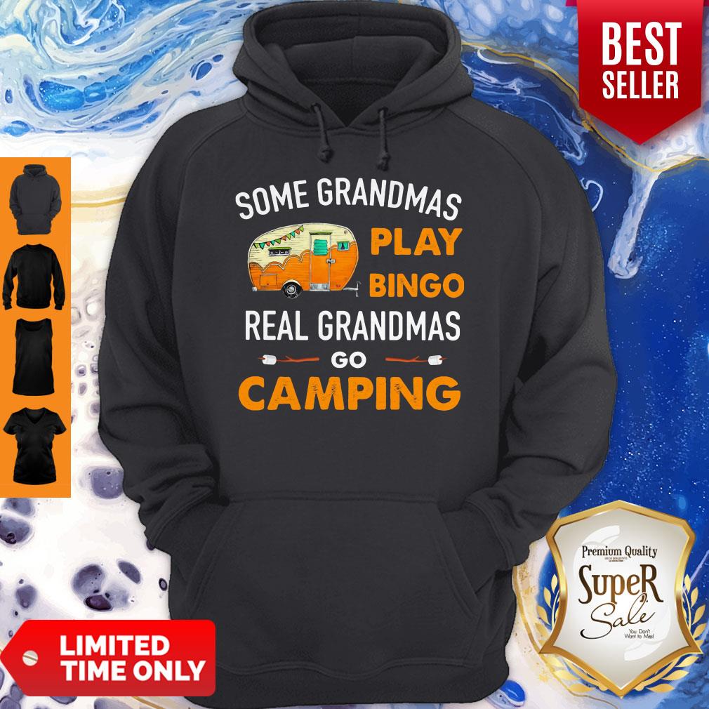 Top Some Grandmas Play Bingo Real Grandmas Go Camping Toilet Paper Shirt