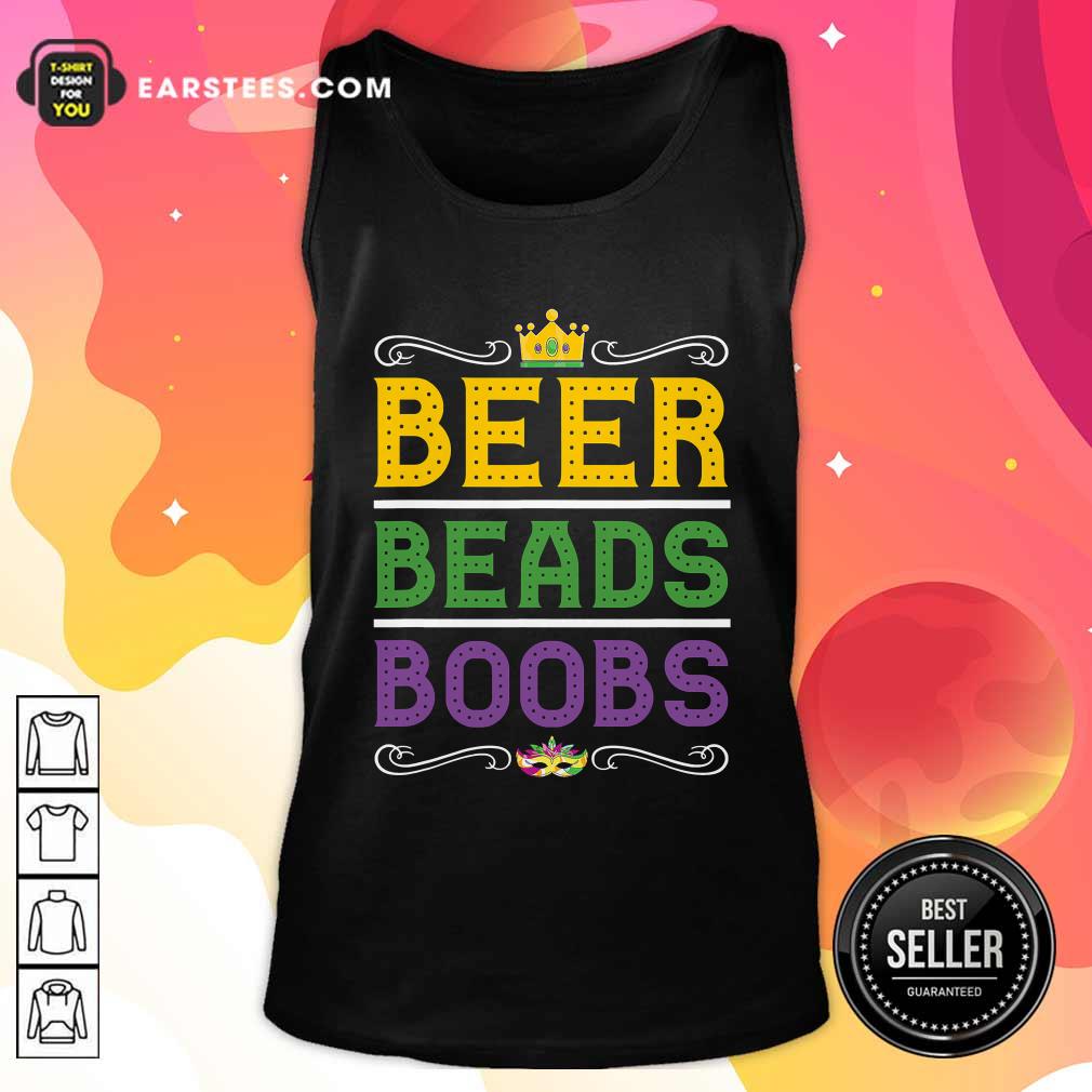 Hot Beer Bead Boobs Carnival Party Mardi Gras Shirt
