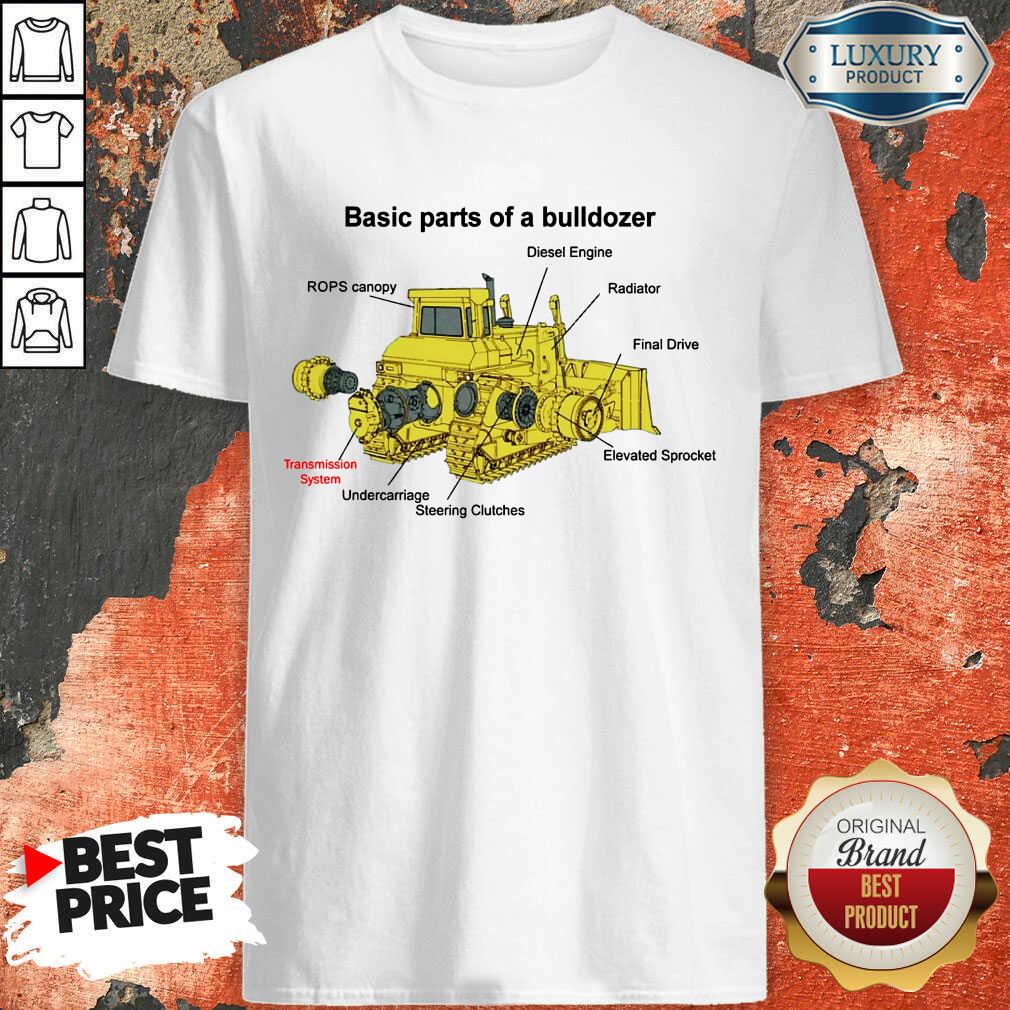 Hot Bulldozer Anatomy Shirt