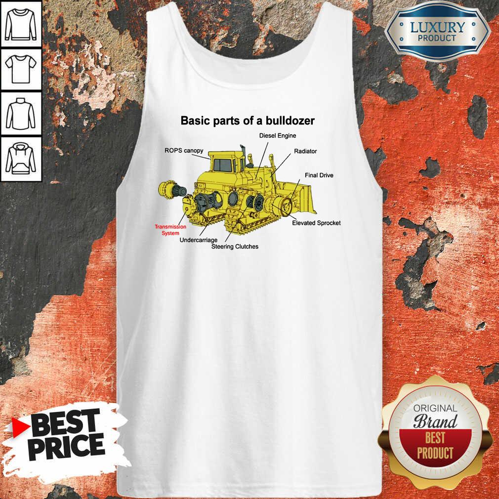 Hot Bulldozer Anatomy Shirt