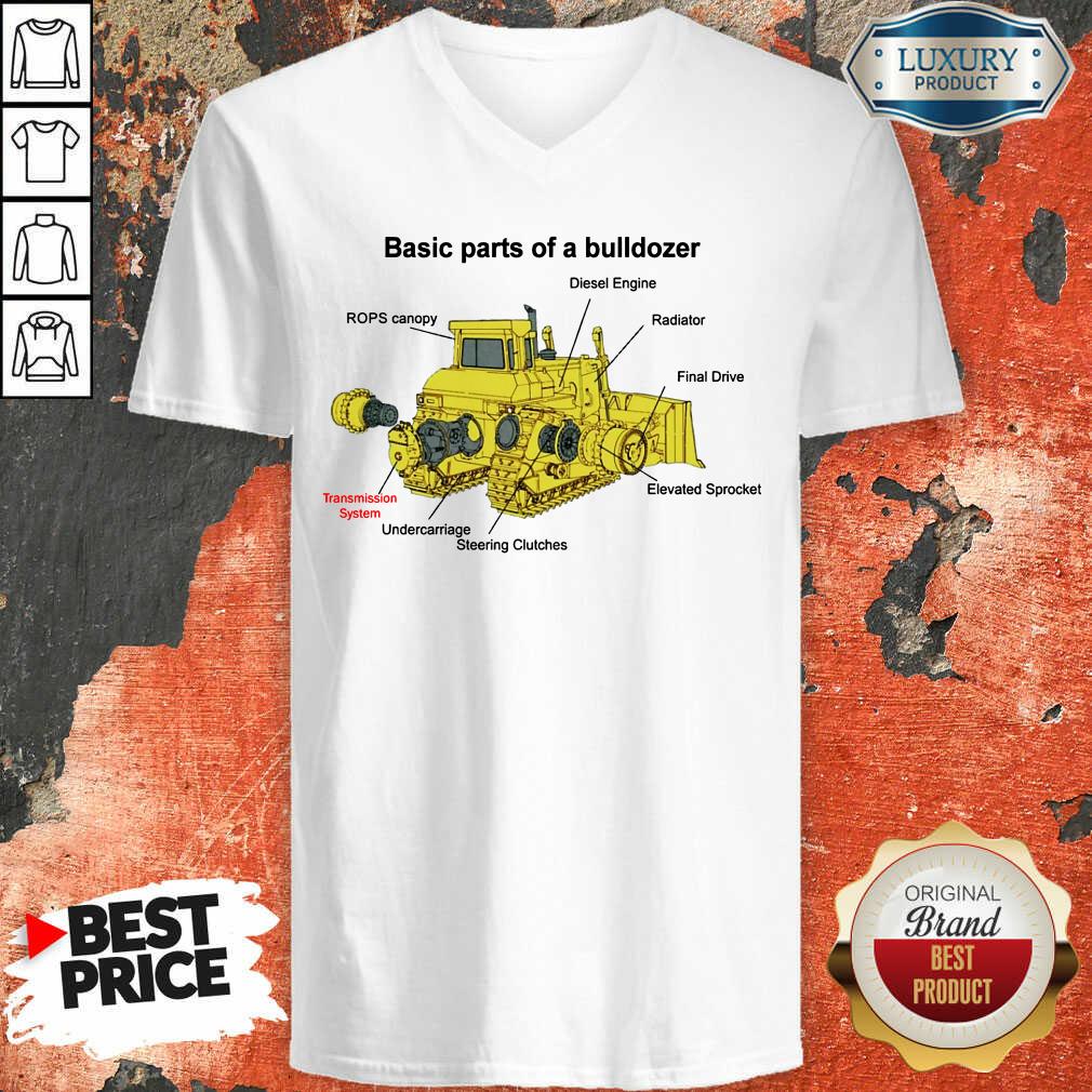 Hot Bulldozer Anatomy Shirt