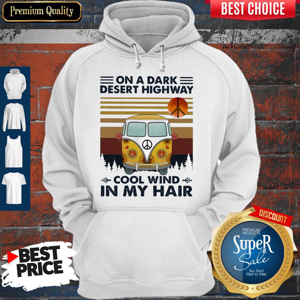 Hot Bus On A Dark Desert Highway Cool Wind In My Hair Vintage Shirt