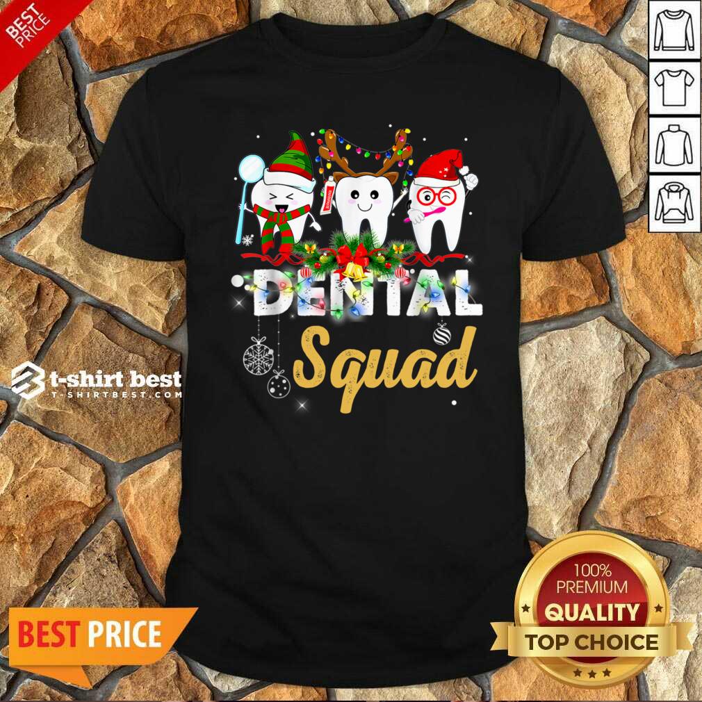 Hot Dental Squad Merry Christmas Shirt