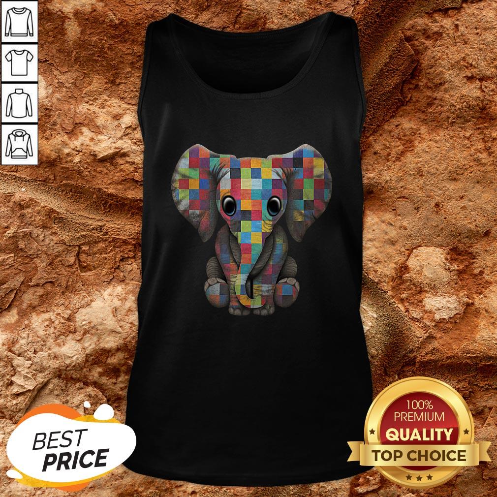 Hot Elephant With Autism Shirt