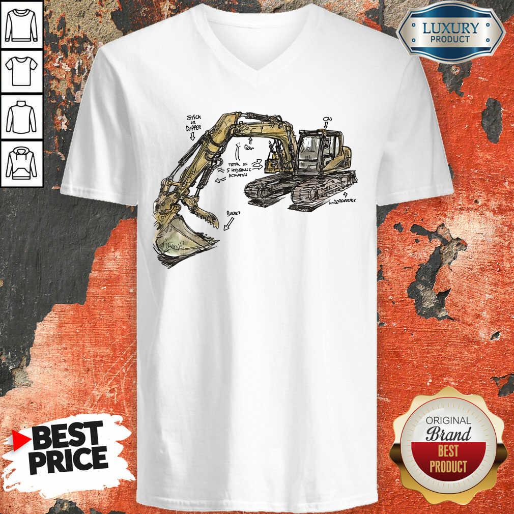 Hot Excavator Anatomy Shirt