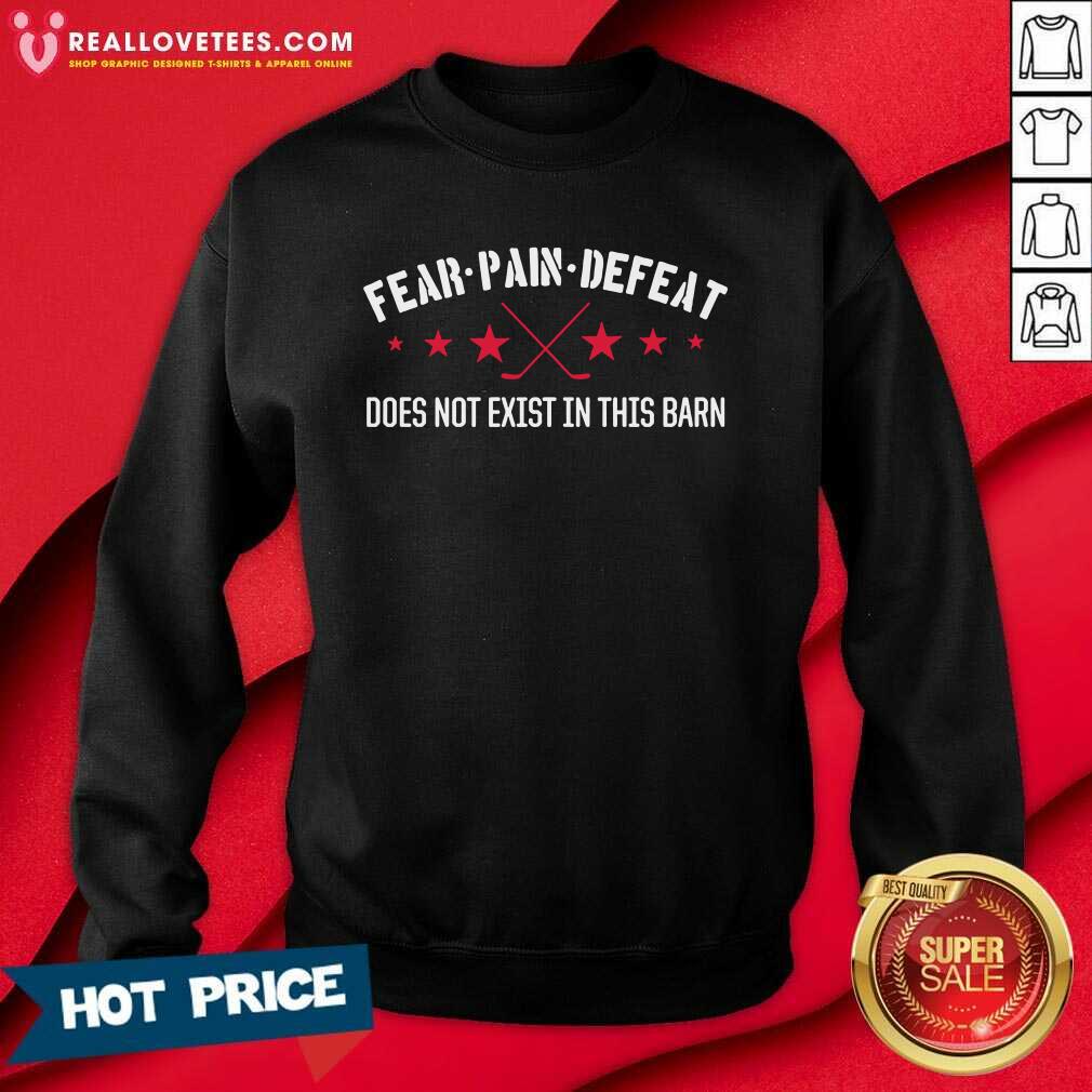 Hot Fear Pain Defeat Do Not Exist Shirt