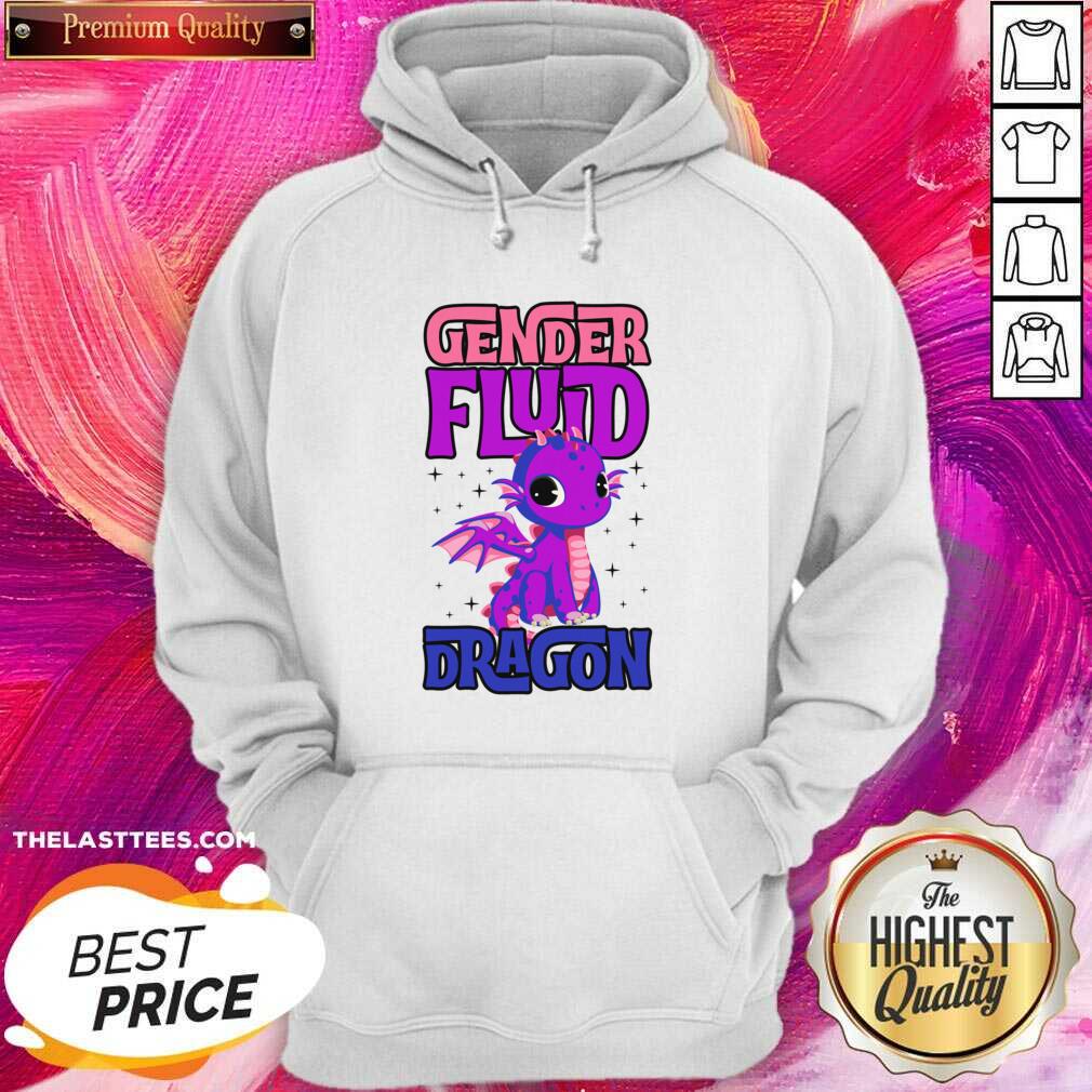 Hot Genderfluid Dragon Genderqueer Genderfluid Pride Flag Gift Shirt