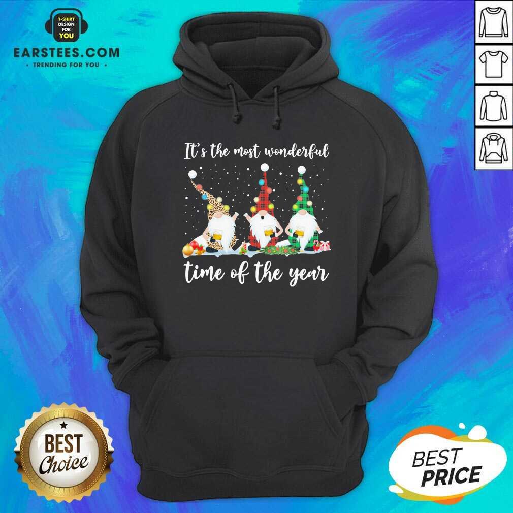 Hot Gnomes Light Its The Most Wonderful Time Of The Year Christmas Shirt