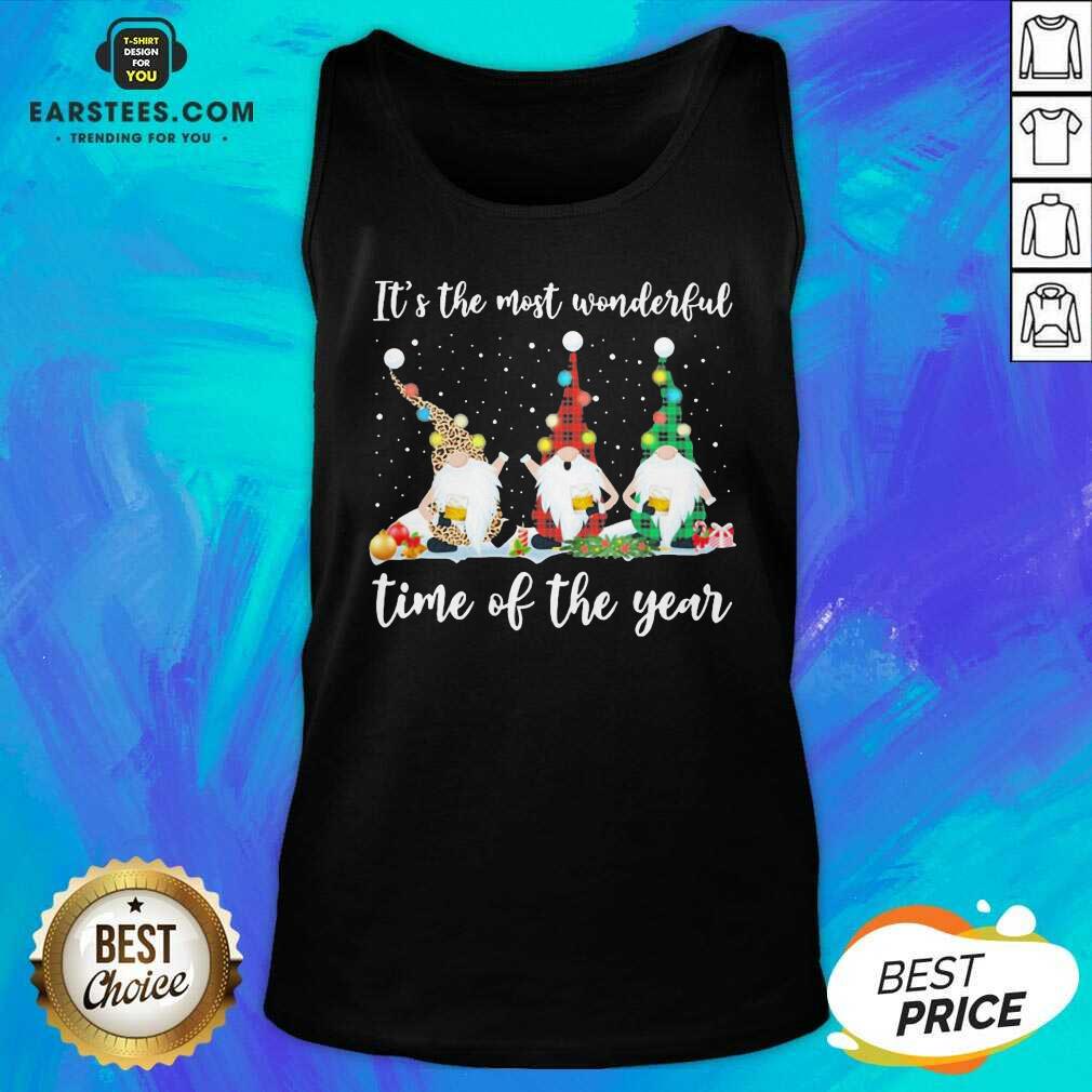 Hot Gnomes Light Its The Most Wonderful Time Of The Year Christmas Shirt