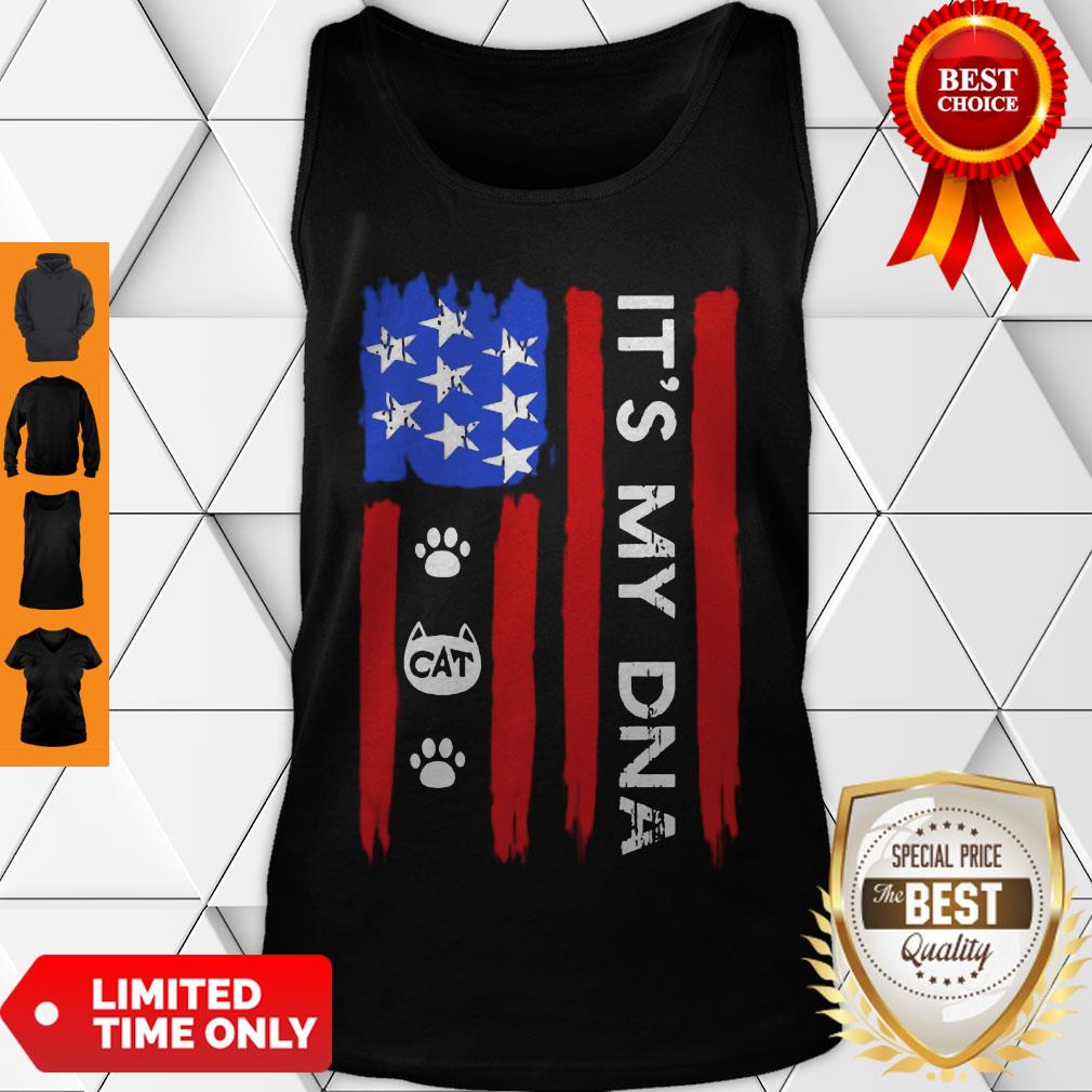 Hot Independence Day Its My DNA Cat Paw Shirt
