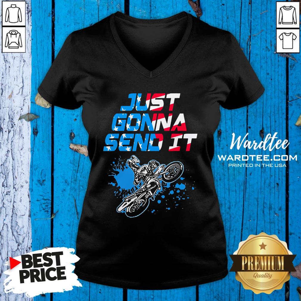 Hot Just Gonna Send It Motocross Shirt