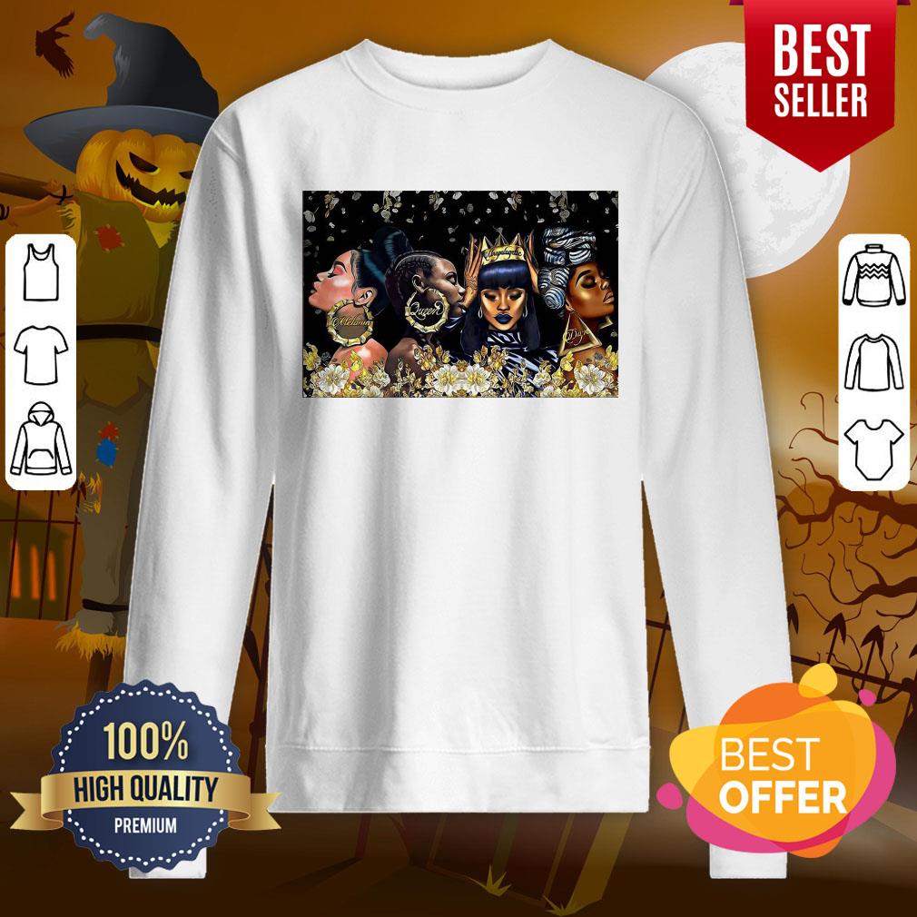 Hot l Beautiful Black Women Dope Poster Horizontal Shirt