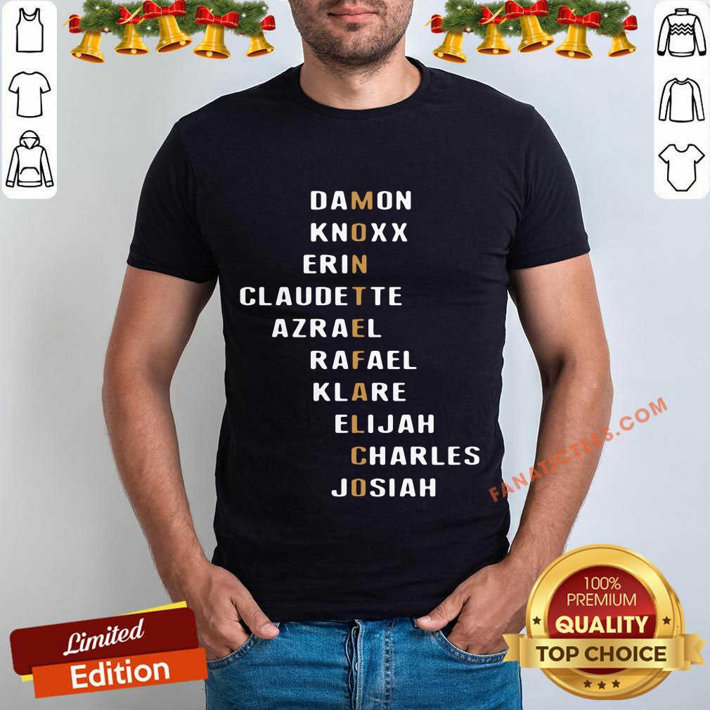 Hot Montefalco Damon Knoxx Erin Claudette Azrael Tee Shirt