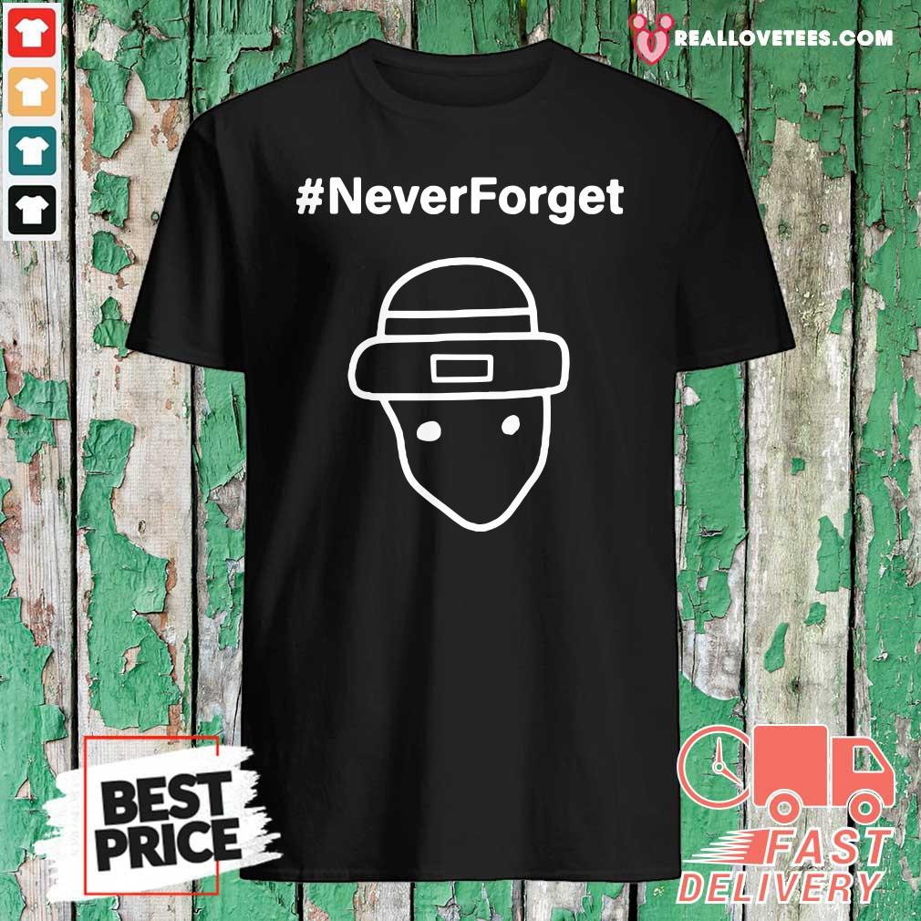 Hot Never Forget Leprechaun Flute Meme St. Patricks Pattys Day 2021 Shirt