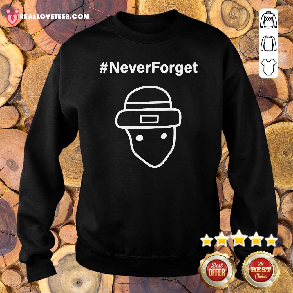 Hot Never Forget Leprechaun Flute Meme St. Patricks Pattys Day 2021 Shirt