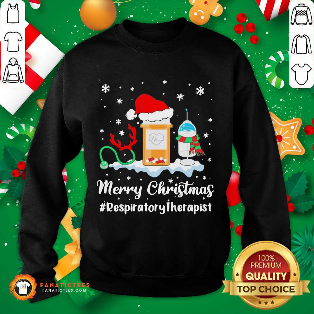 Hot Nurse Santa Vaccine Merry Christmas #Respiratory Therapist Shirt
