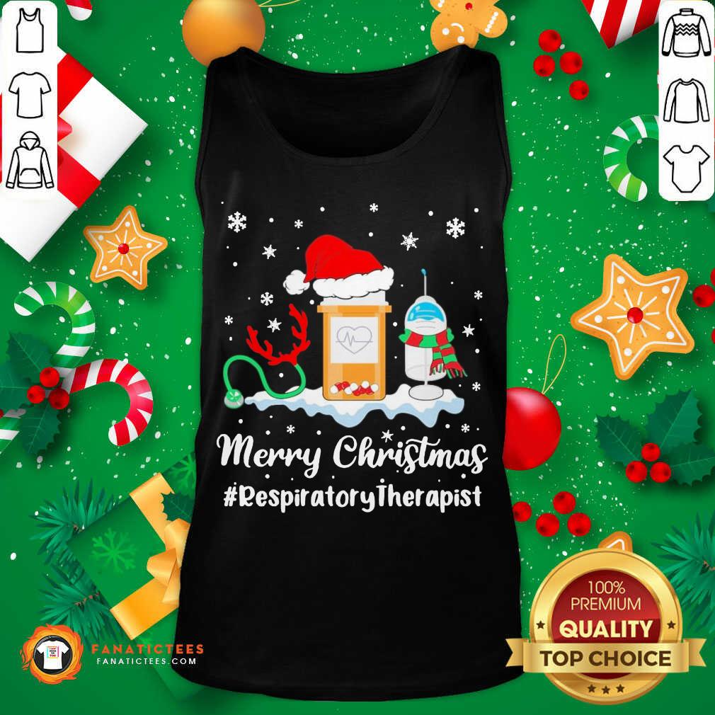 Hot Nurse Santa Vaccine Merry Christmas #Respiratory Therapist Shirt