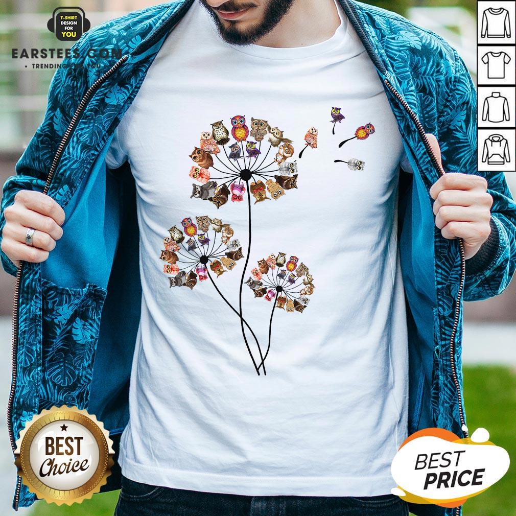 Hot Owl Dandelion Shirt