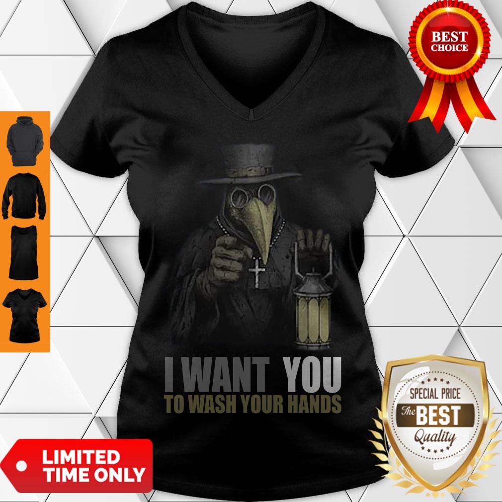 Hot Plague Doctor I Want You To Wash Your Hands Shirt