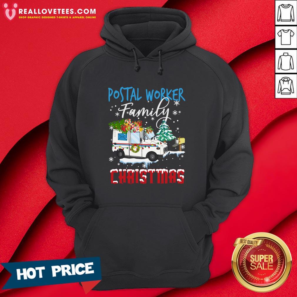 Hot Postal Worker Family Christmas Shirt