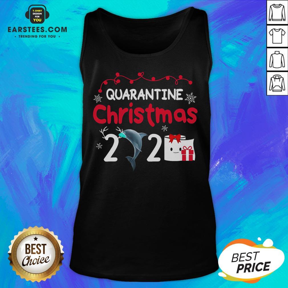 Hot Quarantine Christmas Dolphin Mask Toilet Paper 2020 Shirt