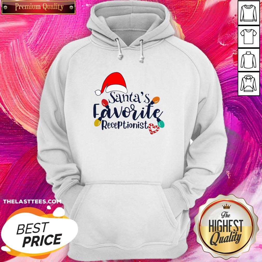 Hot Santa’s Favorite Receptionist Christmas Shirt