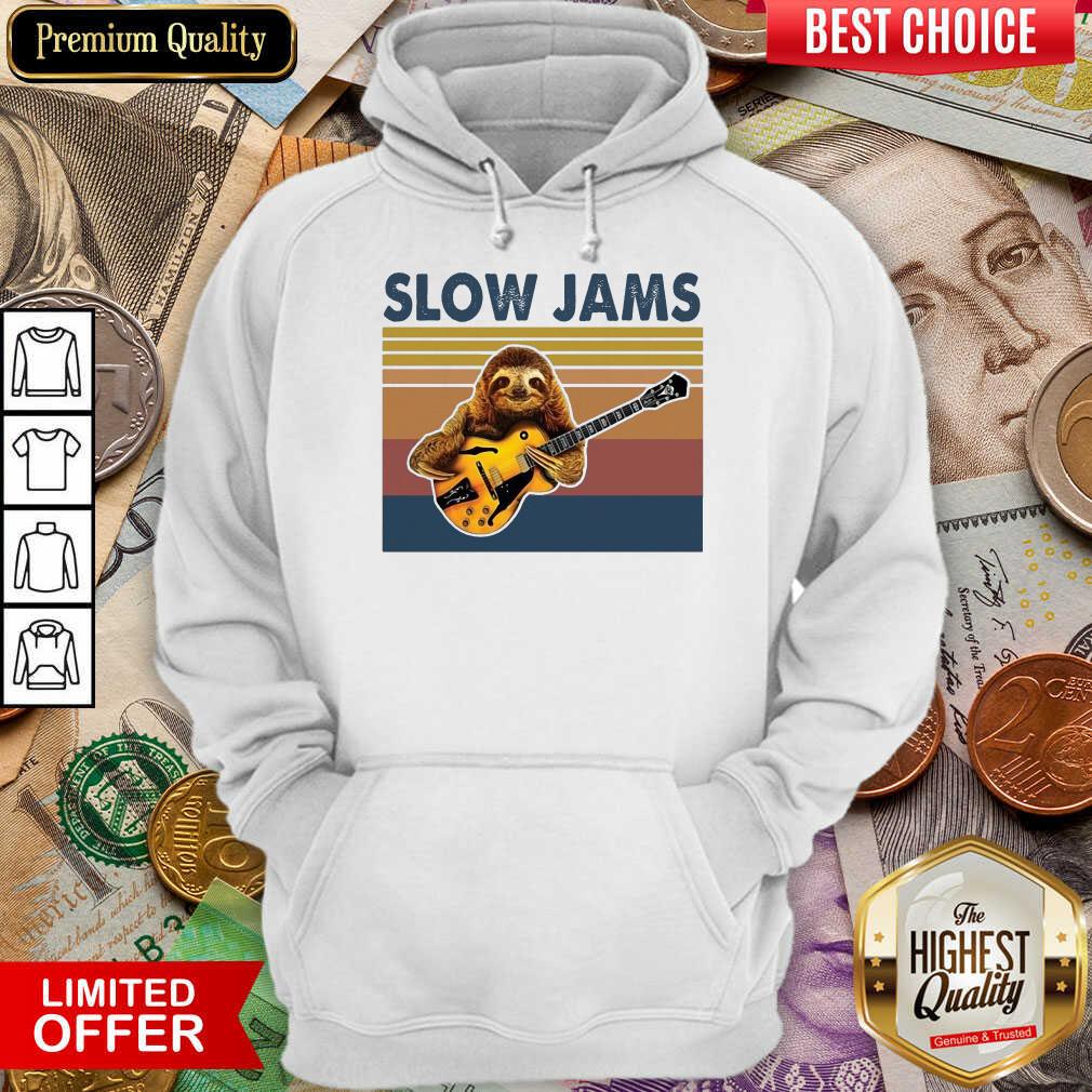 Hot Sloth Playing Guitar Slow Jams Vintage 06 Shirt