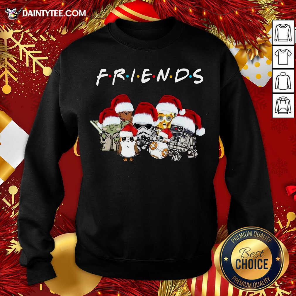 Hot Star Wars Darth Vader Baby Yoda And Friends Christmas Long Sleeve Shirt