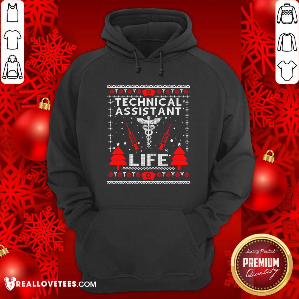 Hot Teaching Assistant Life Cute Gift Ugly Christmas Medical Shirt