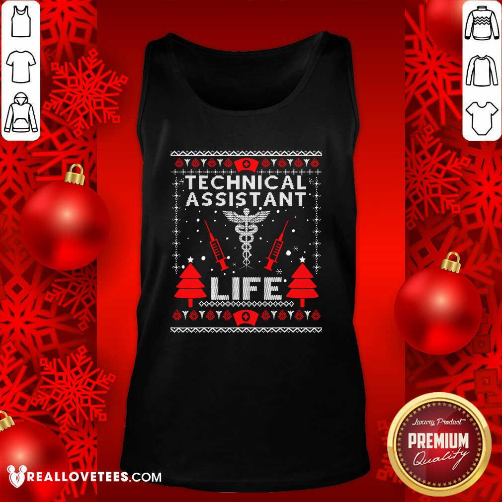 Hot Teaching Assistant Life Cute Gift Ugly Christmas Medical Shirt