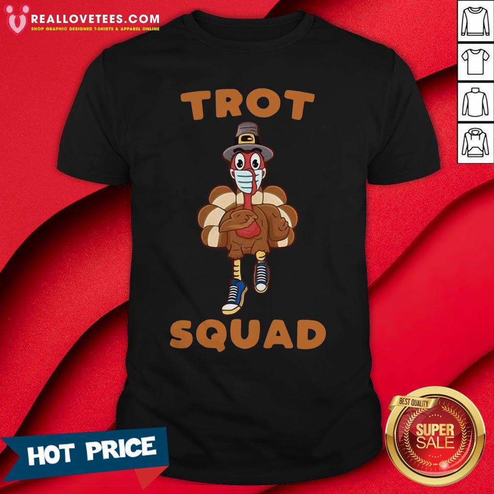 Hot Turkey Trot Face Wearing A Mask Thanksgiving 2020 Shirt