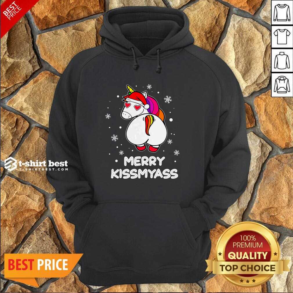 Hot Unicorn Merry Kissmyass Ugly Christmas Shirt
