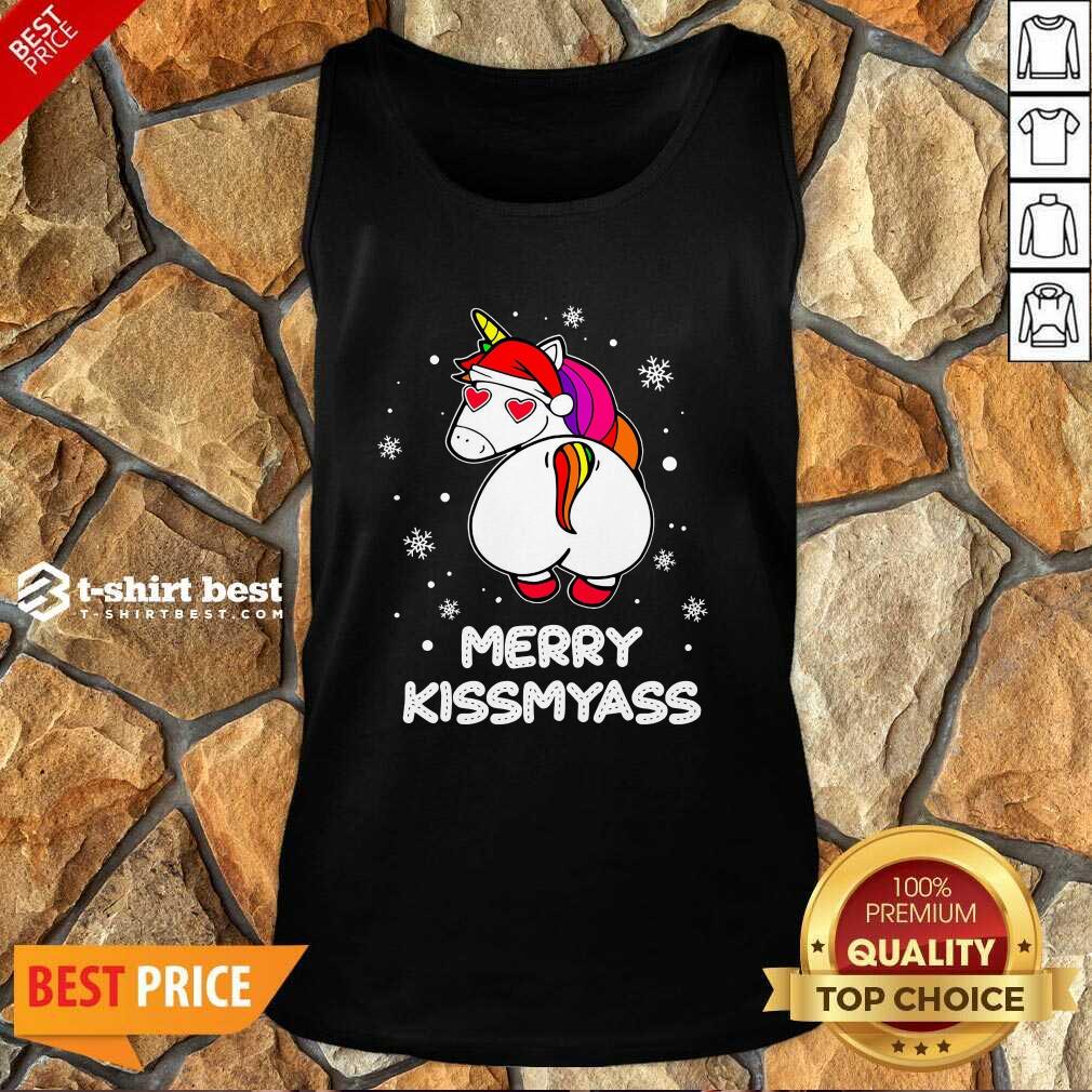 Hot Unicorn Merry Kissmyass Ugly Christmas Shirt