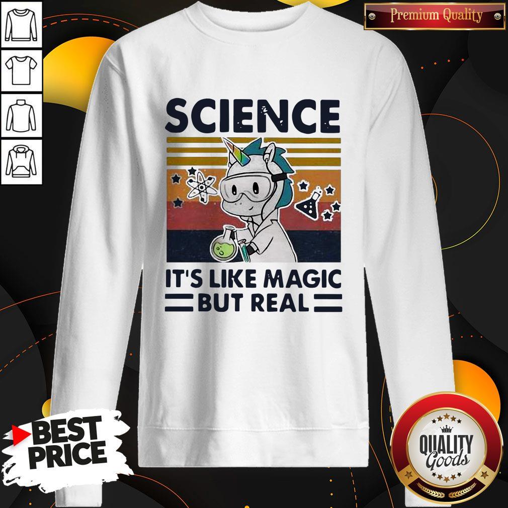 Hot Unicorn Science It’s Like Magic But Real Shirt