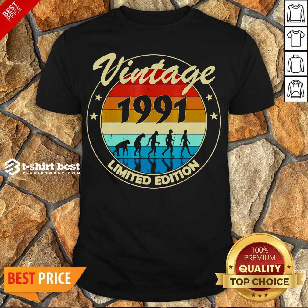 Hot Vintage 1991 Birthday Shirt