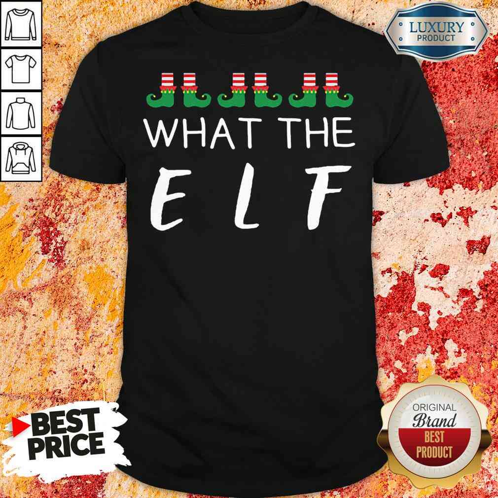 Hot What The Elf Funny Christmas Pajama Shirt