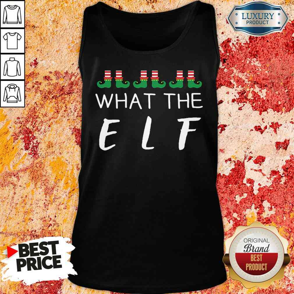 Hot What The Elf Funny Christmas Pajama Shirt