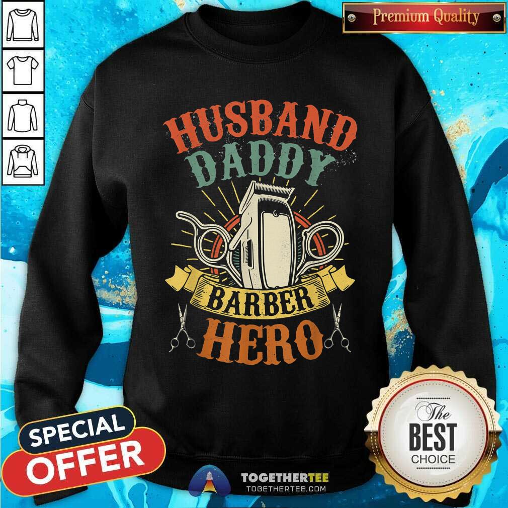 Husband Daddy Barber Hero Shirt