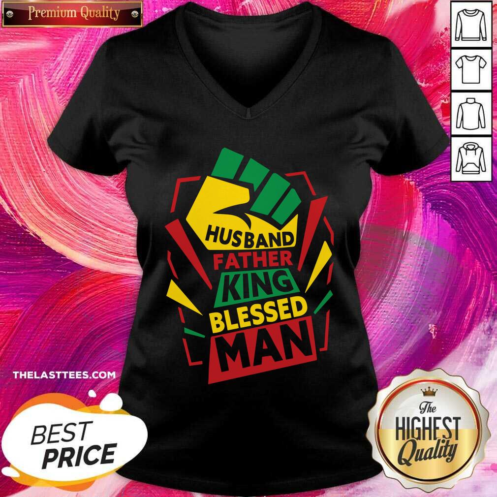 Husband Father King Blessed Man Shirt