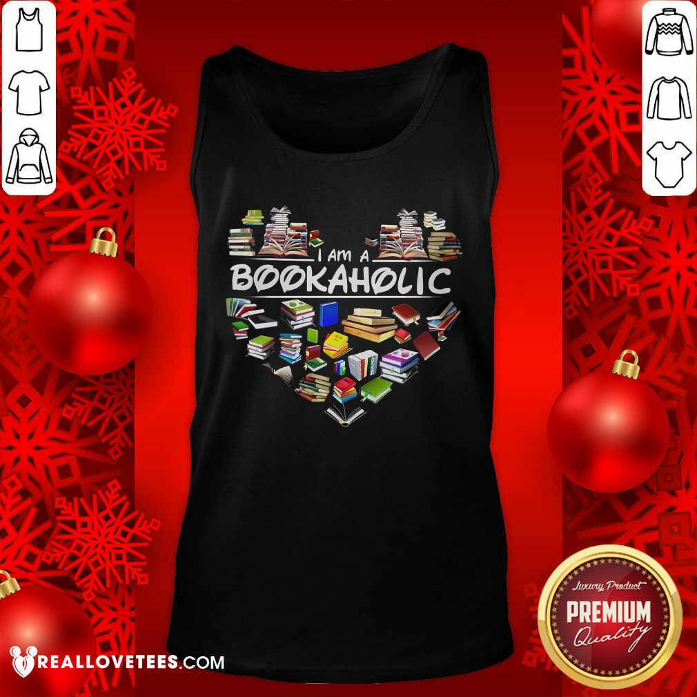 I Am A Bookaholic Heart Shirt