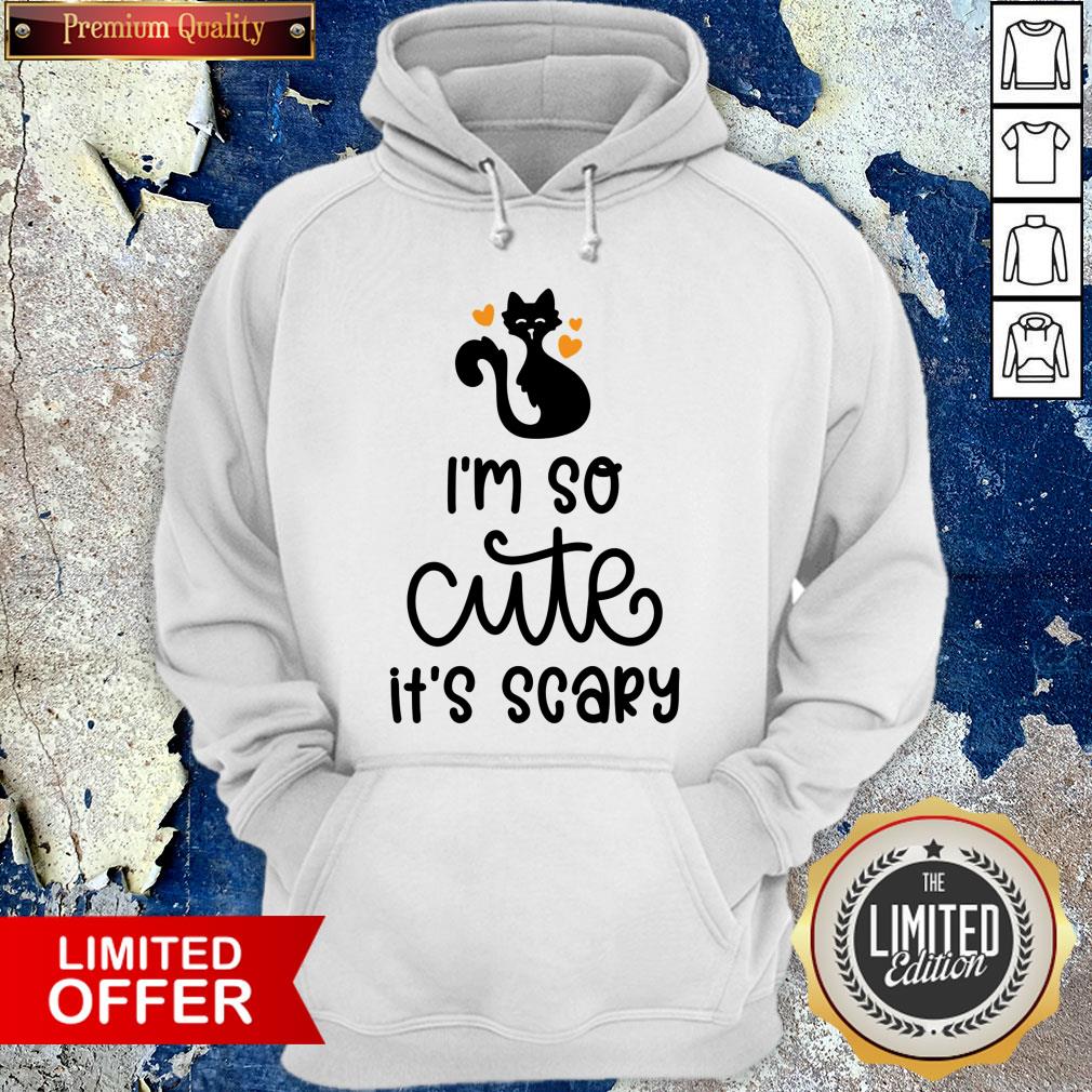 I Am So Cute It'S Scary Black Cat Halloween Shirt