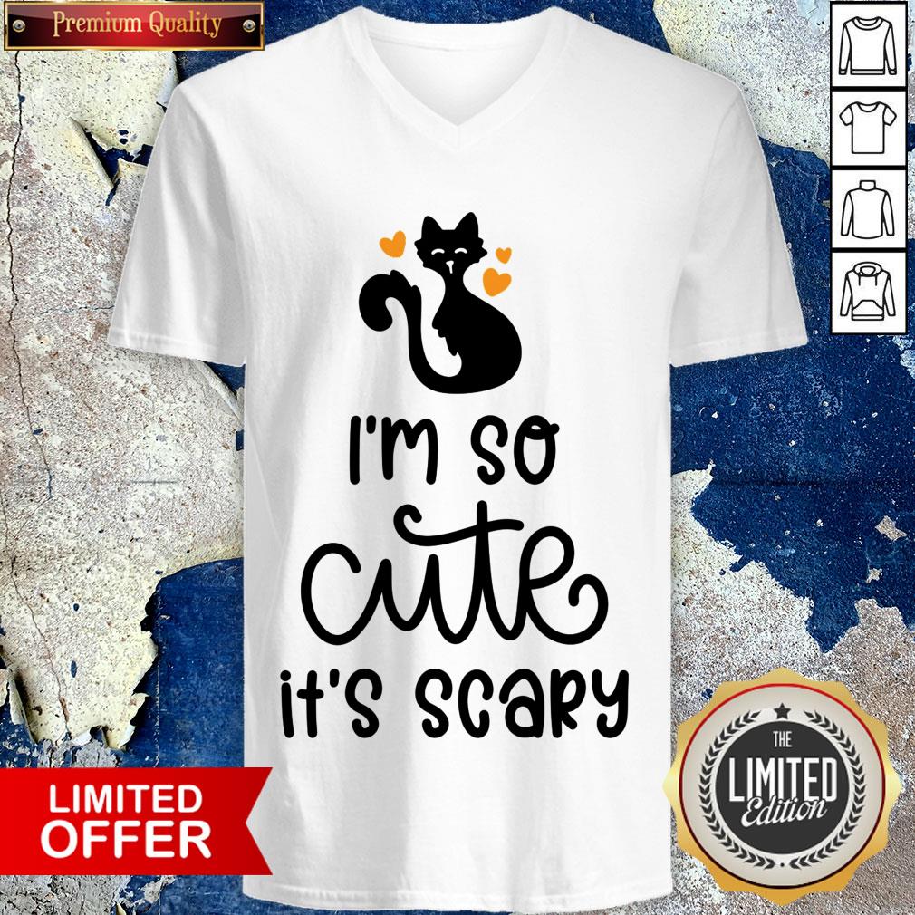 I Am So Cute It'S Scary Black Cat Halloween Shirt