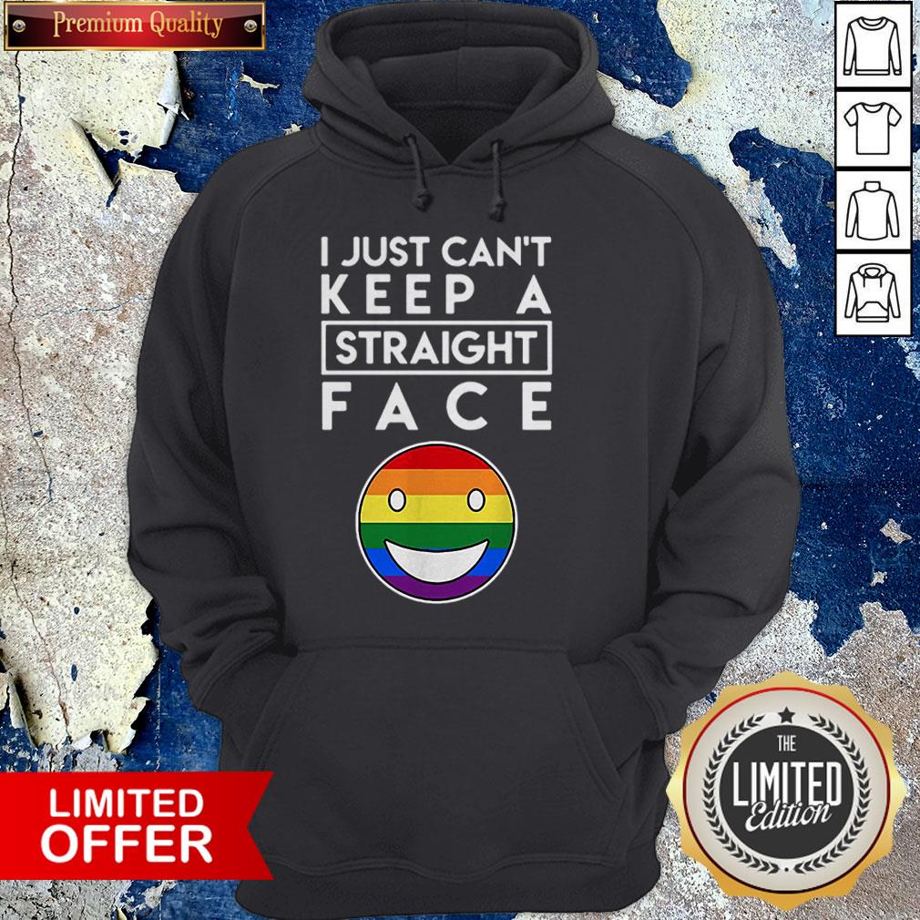 I Just Can’t Keep A Straight Face LGBT Shirt