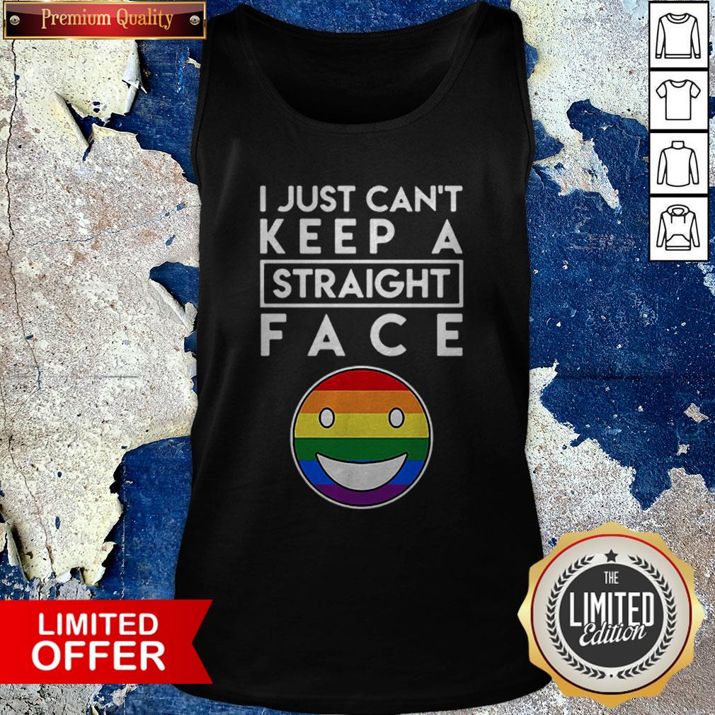 I Just Can’t Keep A Straight Face LGBT Shirt